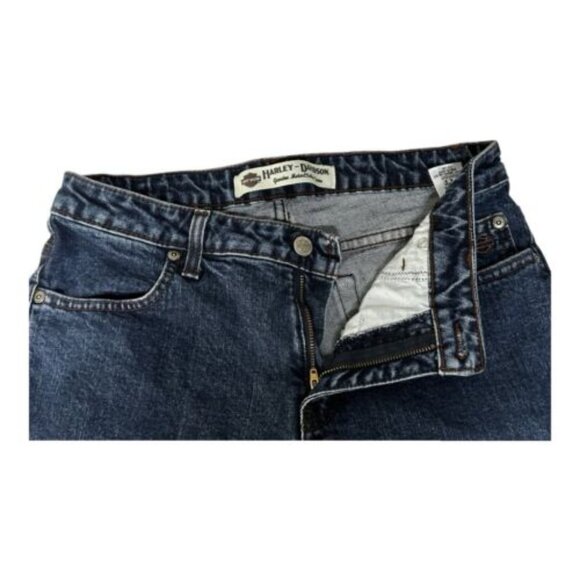 Women's Boot Cut Jeans - Blue - Picture 4 of 10